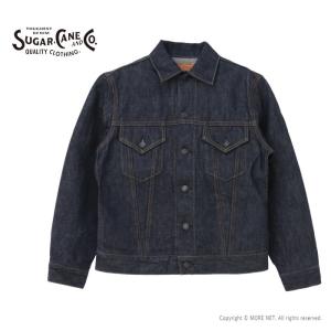 シュガーケーン SUGAR CANE 14.25oz デニムジャケット 1962年モデル SC12962 メンズ 日本製 3rdタイプ Gジャン 2025春夏｜more-net2