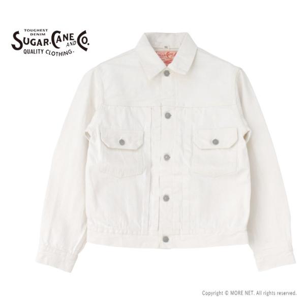 シュガーケーン SUGAR CANE 13ozホワイトデニムジャケット 1953年モデル SC157...