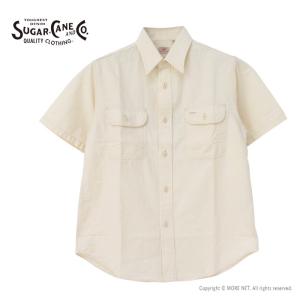 SUGAR CANE SUGARCANE シュガーケーン #SC27851 長袖 ホワイト