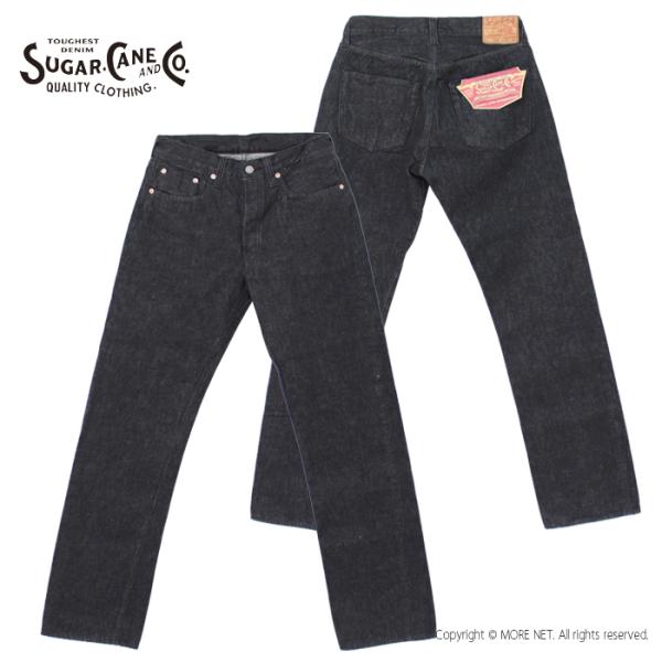 シュガーケーン SUGAR CANE 14.25オンス ブラックジーンズ 1947年モデル SC42...