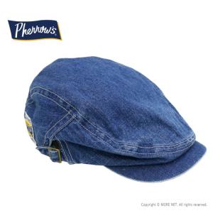 フェローズ PHERROW'S デニムハンチングキャップ SHC1 メンズ レディース 日本製 帽子｜more-net2
