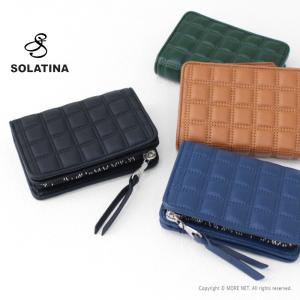 ソラチナ SOLATINA シープレザーキルティングミドルウォレット SW-39116 メンズ レディース 財布 本革 2025春夏｜more-net2