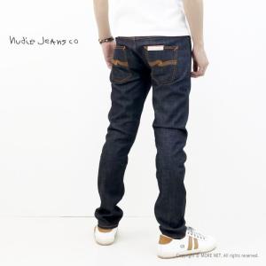 ヌーディージーンズ NUDIE JEANS スリムフィット THIN FINN(シンフィン) レングス30 DRY TWILL(934) メンズ イタリア製｜more-net2