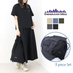 サウザンドマイル THOUSAND MILE ショートスリーブTシャツ&スカート セットアップ TM251NP00032 レディース 3点セット  2025春夏｜more-net2