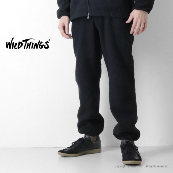 ワイルドシングス WILDTHINGS グリッドフリースパンツ WT25156SK メンズ GRID...