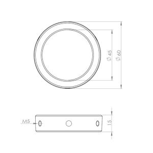 SD018-VIXEN赤道儀用 45-60変換...の詳細画像2