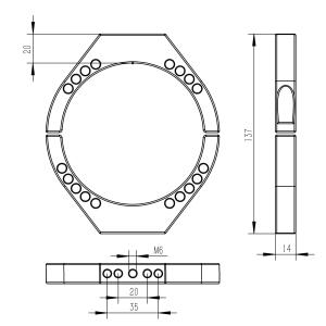 TB006-超軽量化設計 内径95mm鏡筒バン...の詳細画像4