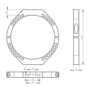 TB010-新型超軽量化設計 内径156mm鏡...の詳細画像3