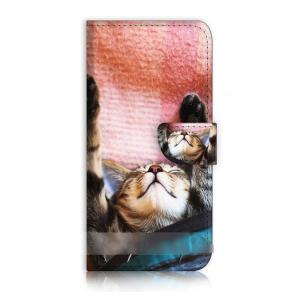 iPhone7ネコ 猫 ねこ スマホケース 充電ケーブル フィルム付｜morebuymore