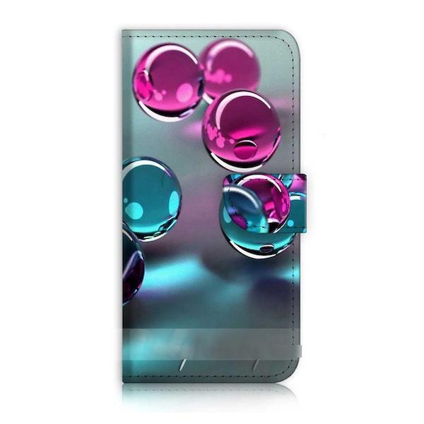 Galaxy S4 S5ビー玉 スマホケース充電ケーブルフィルム付 ガラス玉
