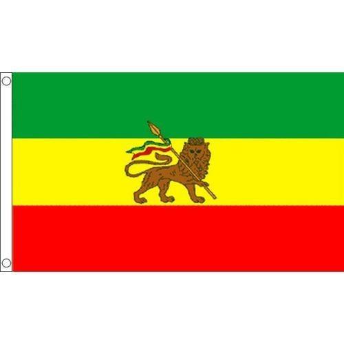 海外限定 国旗エチオピア ライオンユダレゲエラスタ特大フラッグ