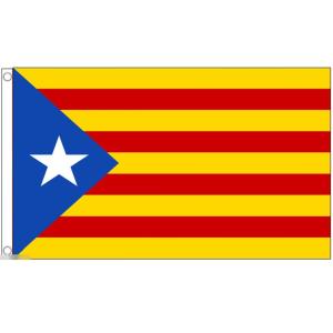 海外限定 国旗 カタルーニャ州 スペイン 特大フラッグ｜morebuymore