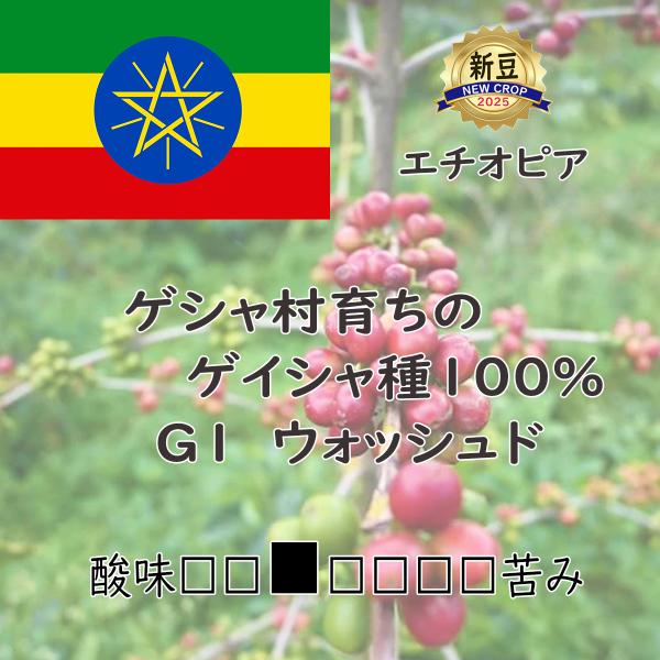 ゲシャ村育ちのゲイシャ種100% G1 ウォッシュド 200g  中浅煎り