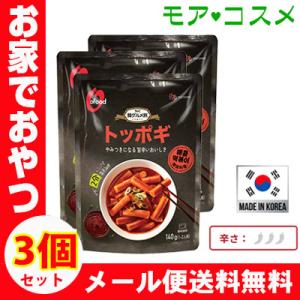 トッポギ 韓国食品 Ofood もちもち食感の餅 トッポギ（パウチ） 140g 3個セット メール便...