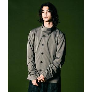 GLAMB(グラム) GB0423/JKT06 : Drape Collar JKT / ドレープカラージャケット｜moregauche2