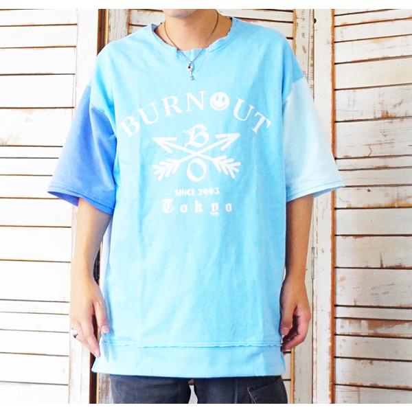 Burnout〔バーンアウト〕 Crossed arrows crazy short sleeve ...