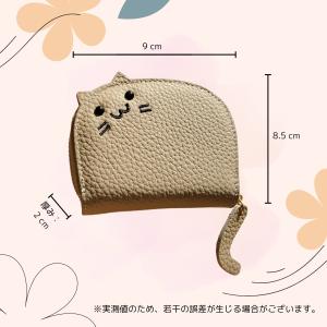 カードケース 本革 猫 牛革 じゃばら カード...の詳細画像5