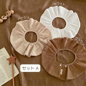 スタイ 3枚セット 4重ガーゼ 吸水 通気 綿...の詳細画像5