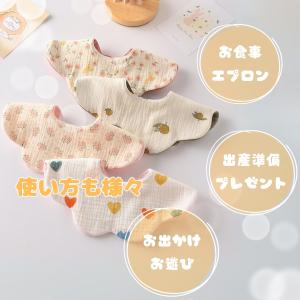 スタイ 3枚セット 綿100% 6重ガーゼ リ...の詳細画像2