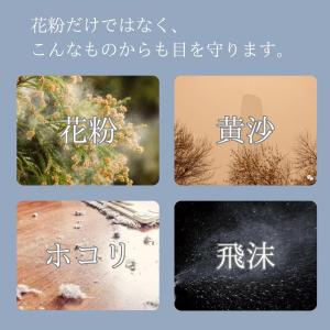 【花粉メガネ 曇り止め ユニセックス 花粉絶縁...の詳細画像2