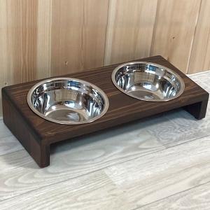 ドギーマン DOGgyMan ウッディーダイニング M (犬用の 食器 餌皿)犬用