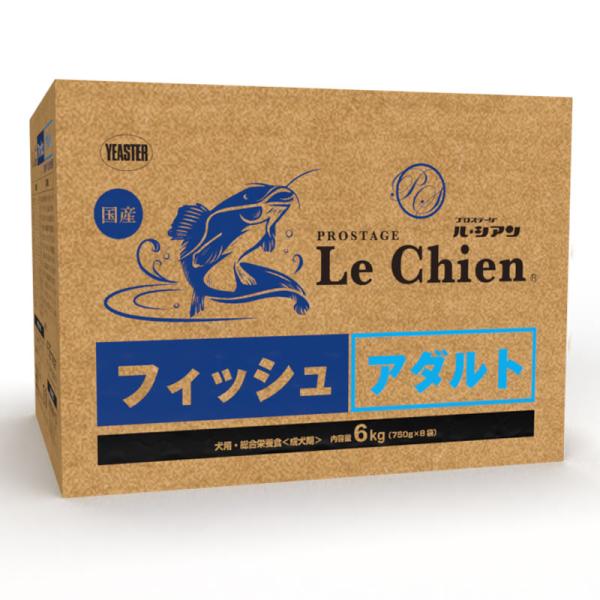 イースター　犬ドライ　プロステージ　ル・シアン　フィッシュ　アダルト　6kg（750g×8袋）　1歳...