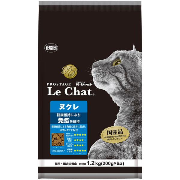 イースター　猫ドライ　プロステージ　ル・シャット　ヌクレ　1.2kg (200g x 6袋)　免疫の...