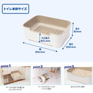 ペットプロ 猫用システムトイレセット(システム...の詳細画像3