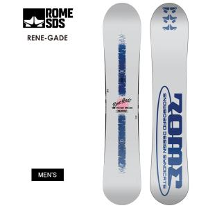 ROME SDS ローム RENE-GADE レネゲード 23-24 2024 スノーボード 板 メンズ｜moresnow