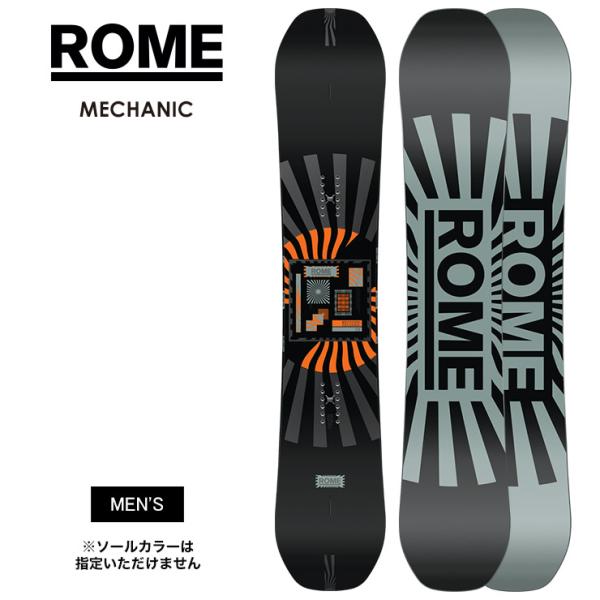 【無料ワックスサービス有】ROME ローム MECHANIC メカニック 24-25 スノーボード ...