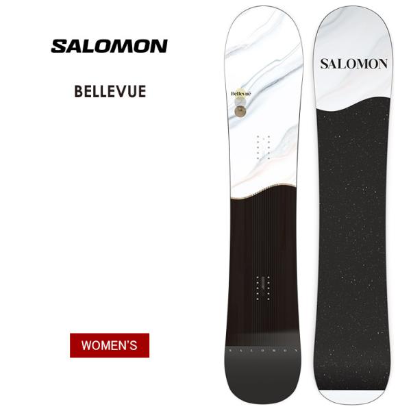 SALOMON サロモン BELLEVUE ベレビュー 23-24 2024 スノーボード 板 レデ...