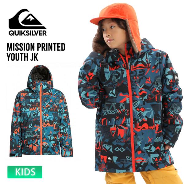 23-24 QUIKSILVER クイックシルバー MISSION PRINTED YOUTH JK...