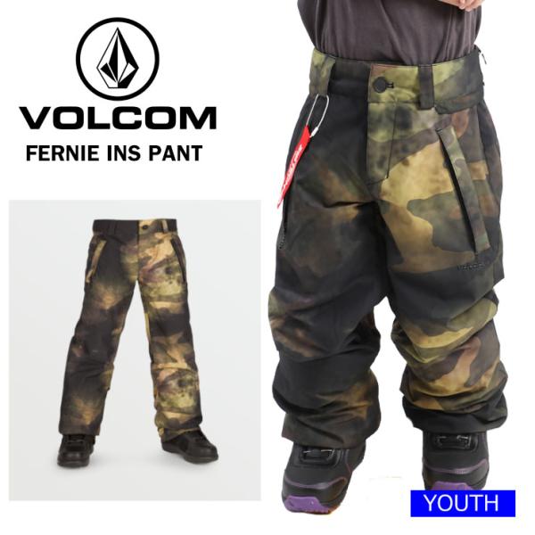 22-23 VOLCOM ボルコム FERNIE INS PANT パンツ スノーボード ボーイズ ...