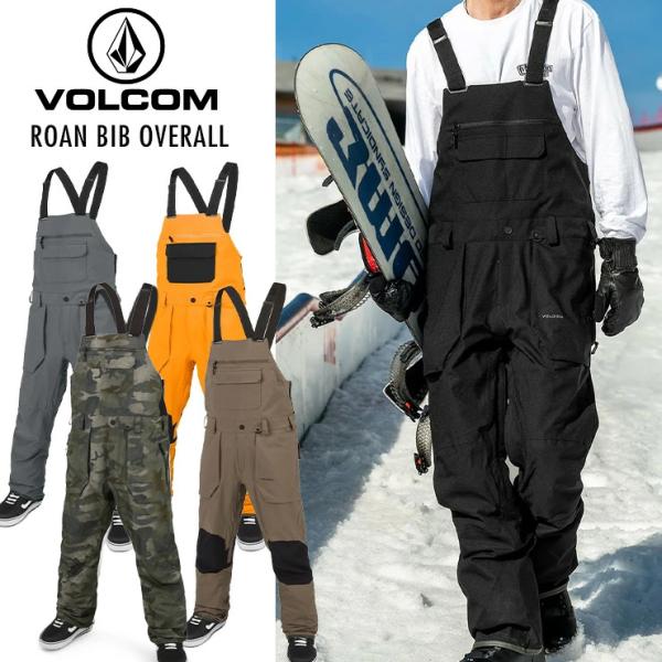 23-24 VOLCOM ボルコム ROAN BIB OVERALL オーバーオール パンツ スノボ...