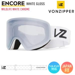 2024 VONZIPPER ボンジッパー マッチ MACH VFS スノーボード ゴーグル WHT WHITE GLOSS レンズ：WILDLIFE WHITE CHROME スキー｜moresnow