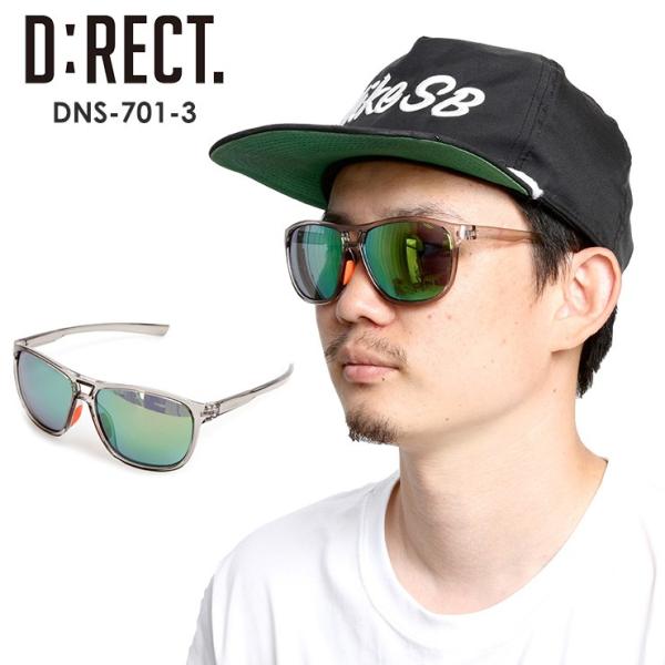 D:RECT ディレクト サングラス DNS-701-3 【CLEAR GRAY】 SMOKE/GR...