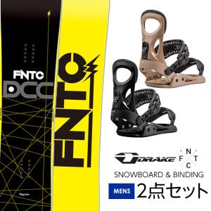 取付無料 FNTC エフエヌティーシー DCC スノーボード ＆ DRAKE KING バインディング 2点セット 23-24 2024 メンズ｜moresnow