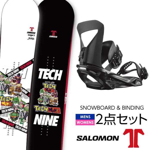 取付無料 TECHNINE CAMROCK カムロック スノーボード ＆ SALOMON PACT ...