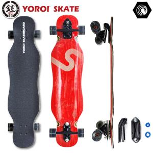 ヨロイスケートボード 風神 YOROI SKATEBOARD Fusing 41-LP-WB+WATER BORNE レッド スノボ サーフィン オフトレ ロングスケートボード ロンスケ