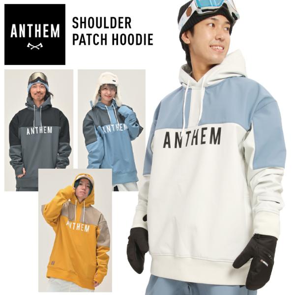 23-24 ANTHEM アンセム SHOULDER PATCH HOODIE フーディ パーカー ...