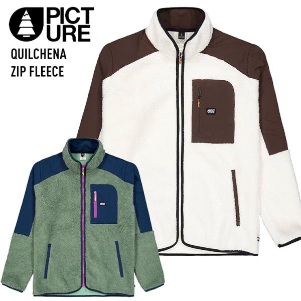 PICTURE ピクチャー QUILCHENA ZIP FLEECE ジップアップシェルパフリース ...