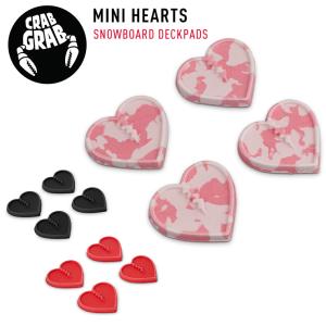 正規品 クラブグラブ CRABGRAB スノーボード デッキパッド MINI HEARTS ミニハート ウインタースポーツ 小物｜moresnow