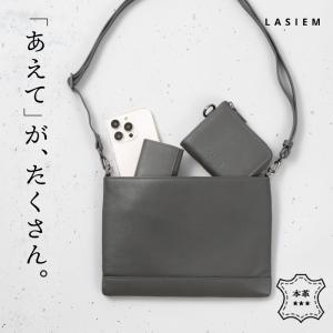 ショルダーバッグ メンズ 本革 レザー サコッシュ 人気 ブランド斜めがけ薄い 軽い プレゼント ラシエム｜LASIEM