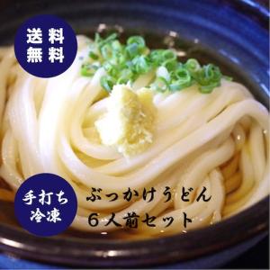 送料無料　冷凍ぶっかけうどんセット6人前　讃岐うどん　さぬきうどん　冷凍　