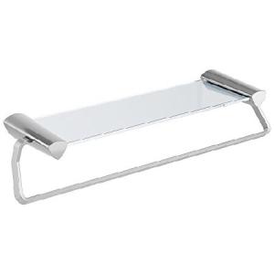 Zura 24&quot;&quot; Towel Bar with Glass Shelf＿並行輸入品