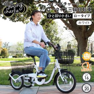 ミムゴ 三輪自転車 高齢者 大人用 公道走行可 タイヤ 前輪 20インチ 後