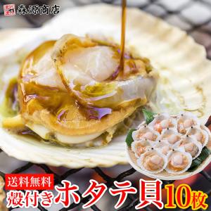 片殻付ほたて貝 10枚入り  冷凍便 ホタテ 帆立 BBQ バーベキュー