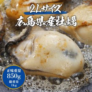 牡蠣 広島県産 約1kg かき カキ 超特大2...の詳細画像1