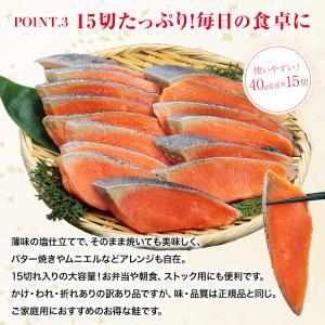 銀鮭 骨取り 切身 600g(15切) 薄塩 ...の詳細画像5