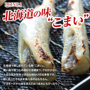 こまい 1kg 一夜干し 北海道産 氷下魚 コ...の詳細画像2
